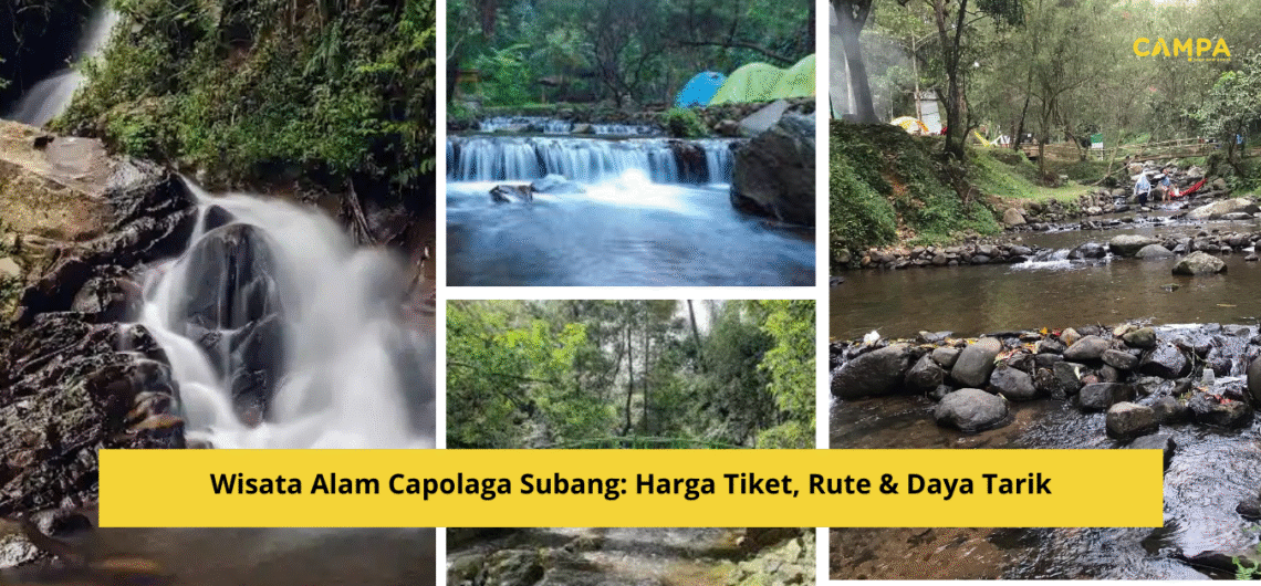 Wisata Alam Capolaga Camping Santai Di Pinggir Sungai Jernih