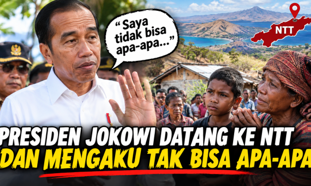 Presiden Jokowi Datang Ke NTT Dan Mengaku Tak Bisa Apa-Apa