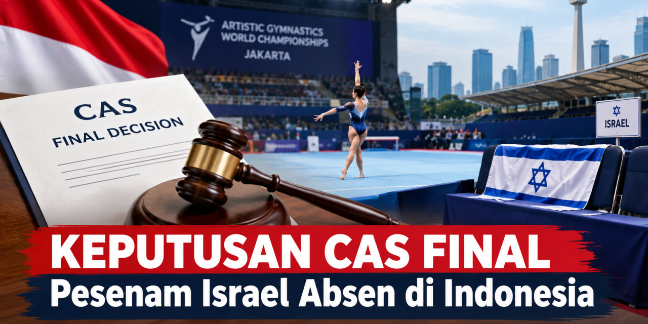 Keputusan CAS Final: Pesenam Israel Absen Di Indonesia
